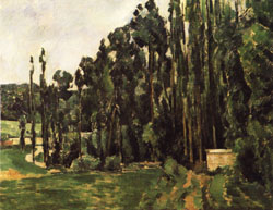 Paul Cezanne Poplar Trees